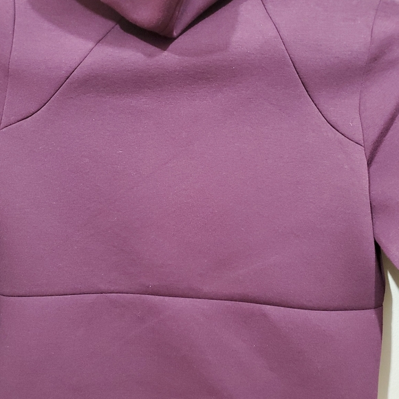 Sage Collective Hooded Jacket Long Burgundy (SMALL) ONLY AVAILABLE - Picture 6 of 8